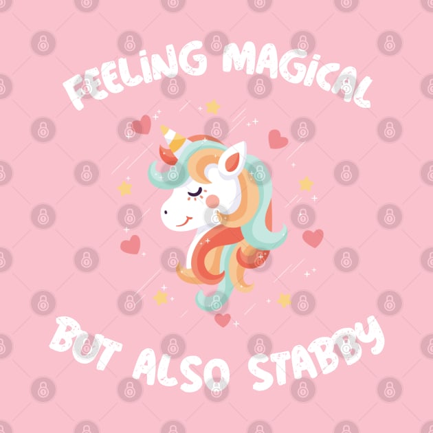 feeling magical but also stabby by husnimubarok