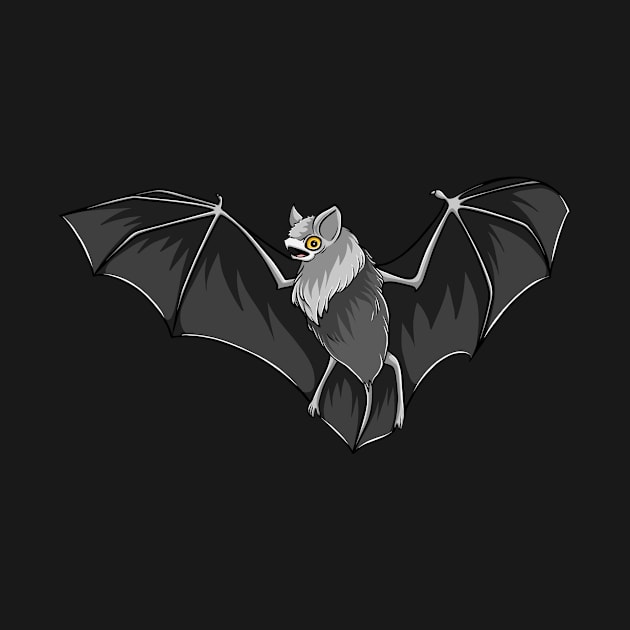 Bat - Vampire Bat Halloween Scary Spooky by fromherotozero