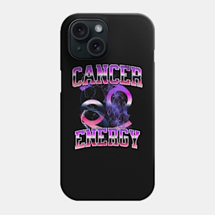 Cancer Energy Retro Lightning Birthday Zodiac Sign Astrology Phone Case