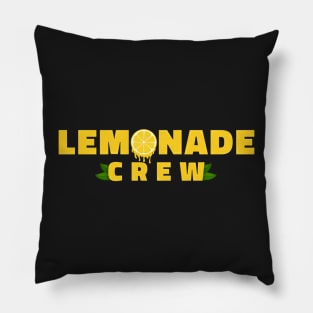 Lemonade Crew - Typography Pillow