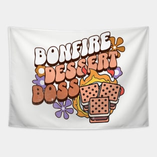 Bonfire Dessert Boss S'mores Camping Tapestry