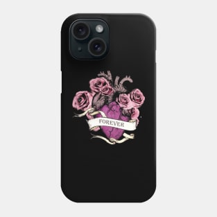 Floral heart 3 Phone Case