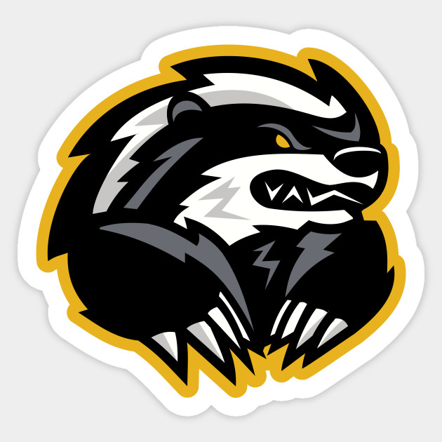 Honey Badger Honey Badger Sticker Teepublic
