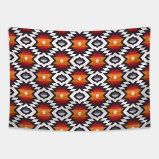 Modern color aztec pattern Tapestry