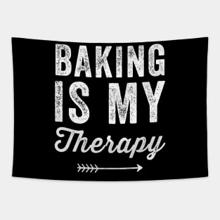 Baking is my therapy Tapestry