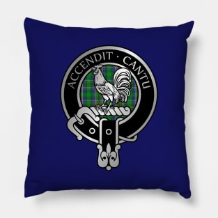 Clan Cockburn Crest & Tartan Pillow