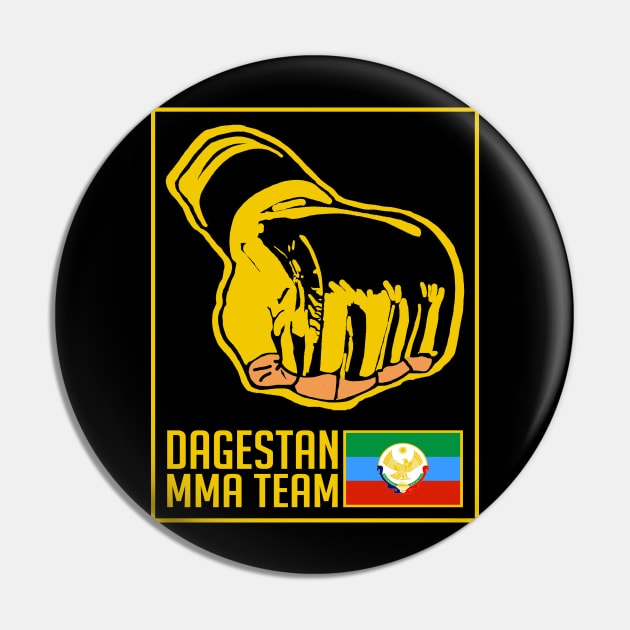 Dagestan MMA Team, Dagestan Flag Pin by Jakavonis