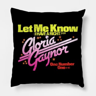 Gloria Gaynor Pillow