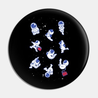 Astronaut Yoga Pin