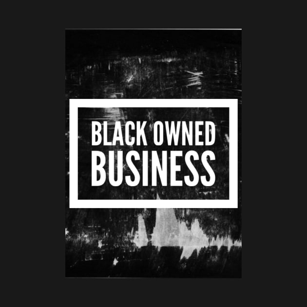 Black owned business logo badge support slogan by Butterfly Lane