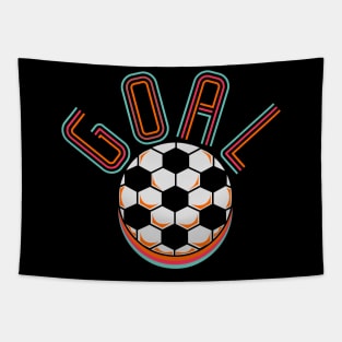 kids love soccer, retro style Tapestry