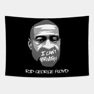 black lives master i cant breathe rip george floyd Tapestry