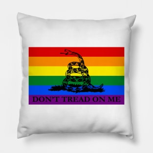 Don't Tread on Me Gadsden Flag Pillow