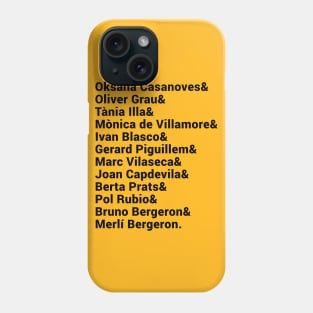 Merlí Characters Names Phone Case