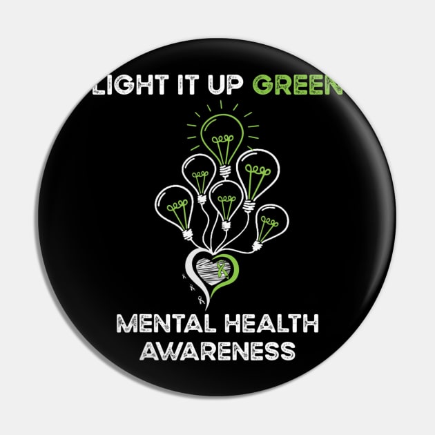 Light up it green for mental health awareness mont Pin by Tianna Bahringer