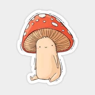 Little Mr Shroom Magnet