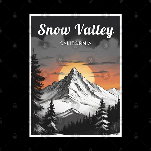 Snow Valley California USA ski by UbunTo