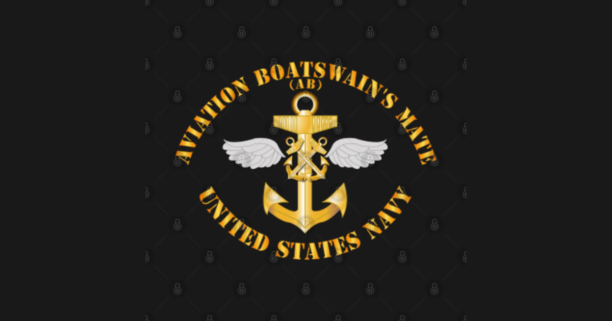 Navy Rate Aviation Boatswain's Mate Pin w Txt Navy Rate Aviation