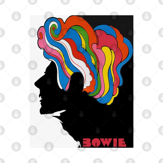 Bowie Portrait/Milton Glaser Tribute by offsetvinylfilm