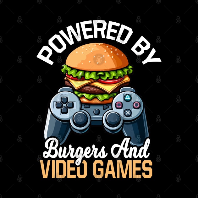 Powered By Burgers And Video Games by MoDesigns22 