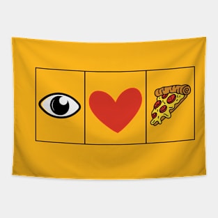 I love Pizza - Lovely T-Shirt Gift Tapestry