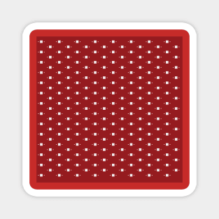 Squares Christmas pattern Magnet