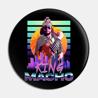 Retro King Macho Pin