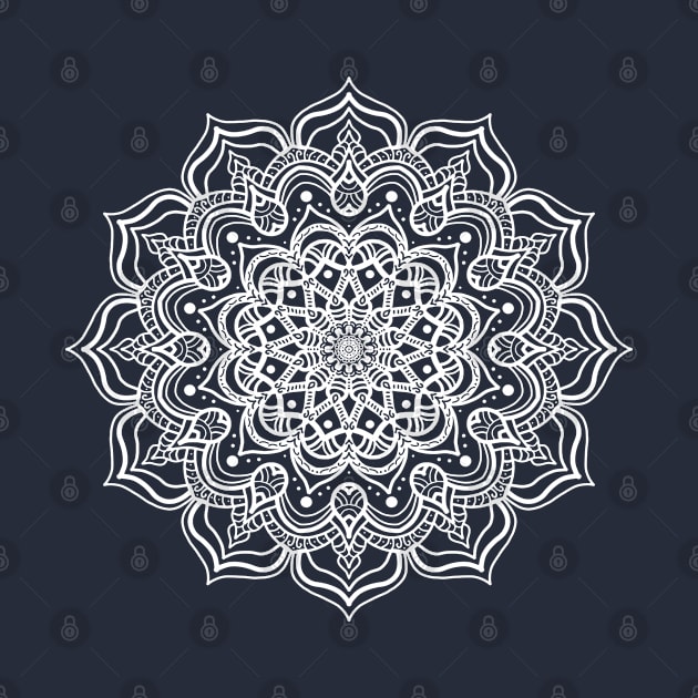 White mandala by FlyingWhale369