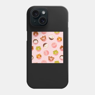 Animal donuts Phone Case