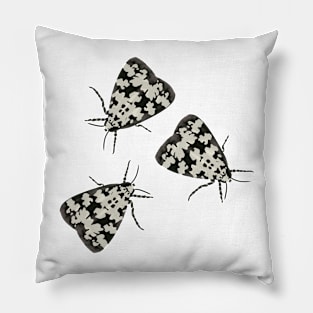 Lack and white butterflies Pillow