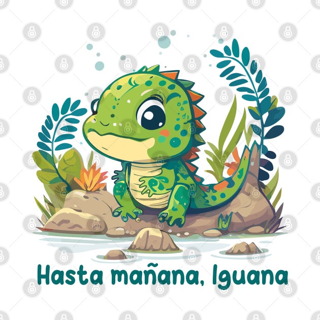 Hasta mañana, Iguana by JessCrafts