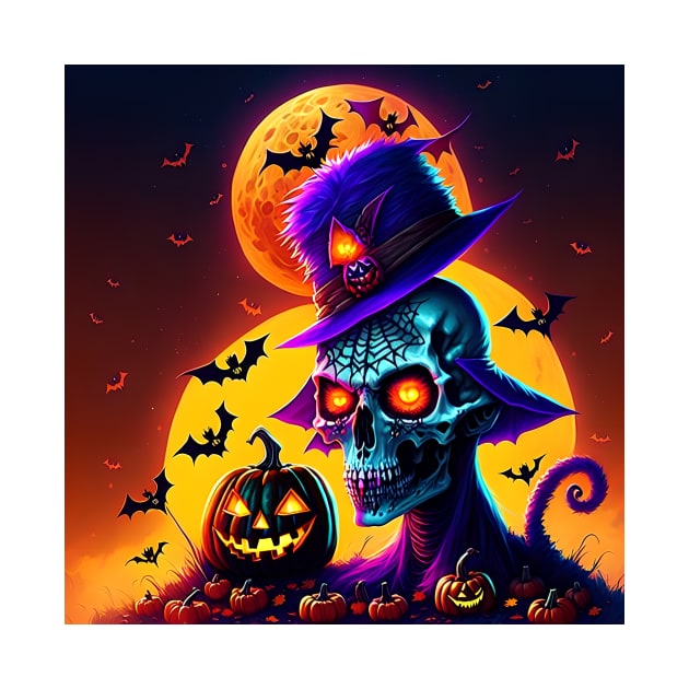 Spooky Skeleton by Fantasyscape