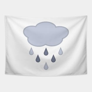 Rainy Day Rain Cloud Tapestry