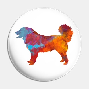 Yugoslavian Shepherd DOG  in watercolor Pin