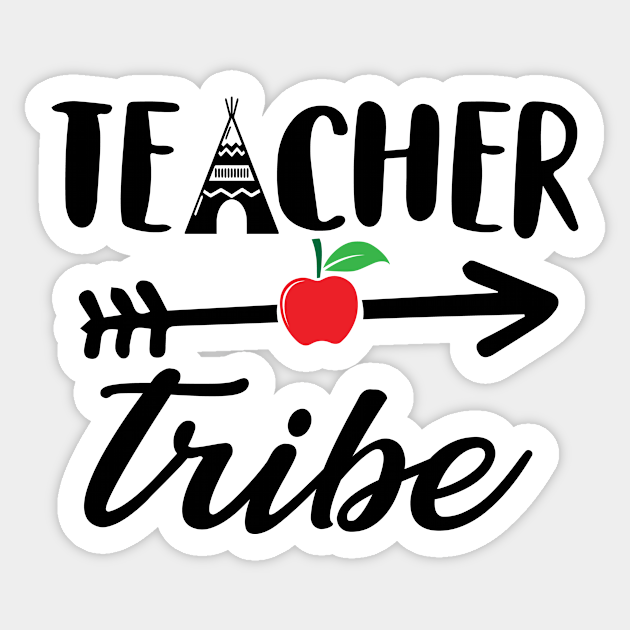 Download Teacher Tribe Teacher Sticker Teepublic