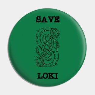Save Loki Pin