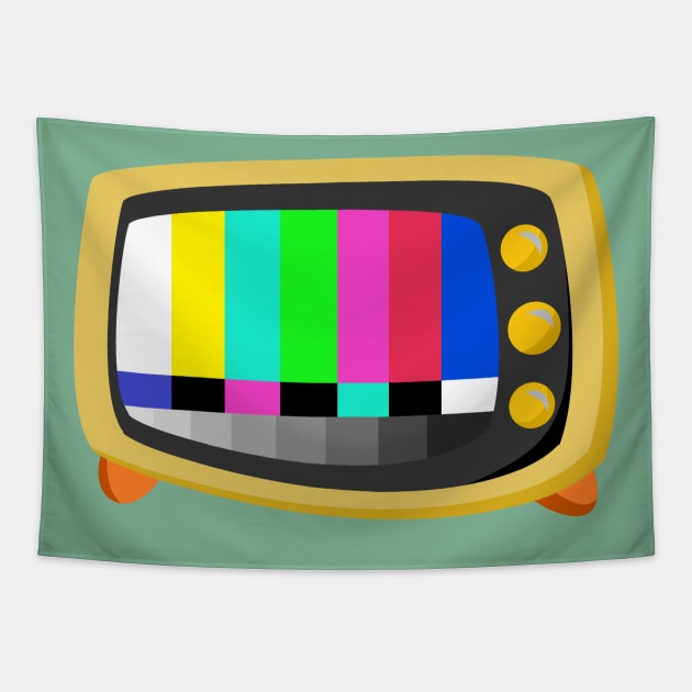 standby retro tv Tapestry by prettyguardianstudio