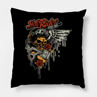 Death riders t-shirt Pillow