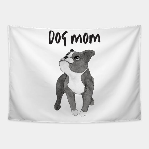 dog mom, shirt is perfect for any Dog lover! This shirt also makes the perfect gift for Dog lovers. Tapestry by QUENSLEY SHOP