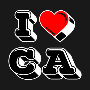 I Love California T-Shirt