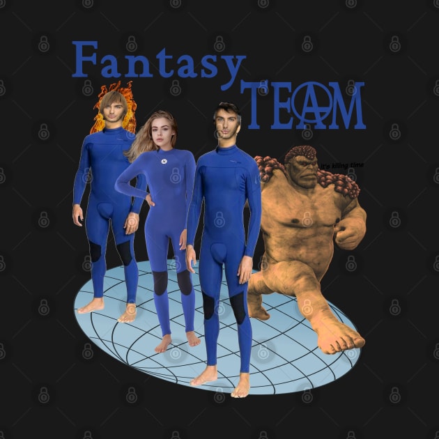 Fantasy Te4m Heroes (off brand) Parody Dollar Store Hero Team by blueversion