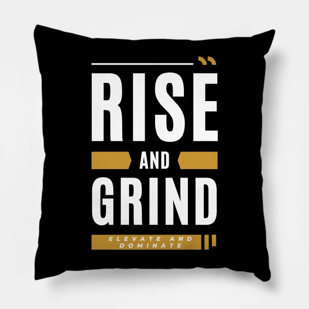 Rise And Grind Pillow by ZenFit