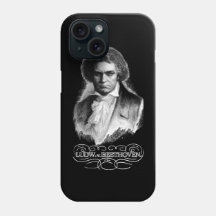 Ludw. v. Beethoven (White Variant) Phone Case