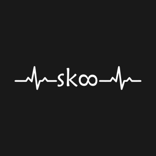 sk8 Forever Heartbeat Pulse line T-Shirt