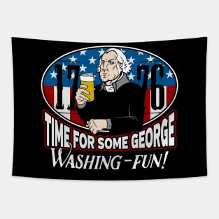 Time For Some George Washing-FUN! Tapestry