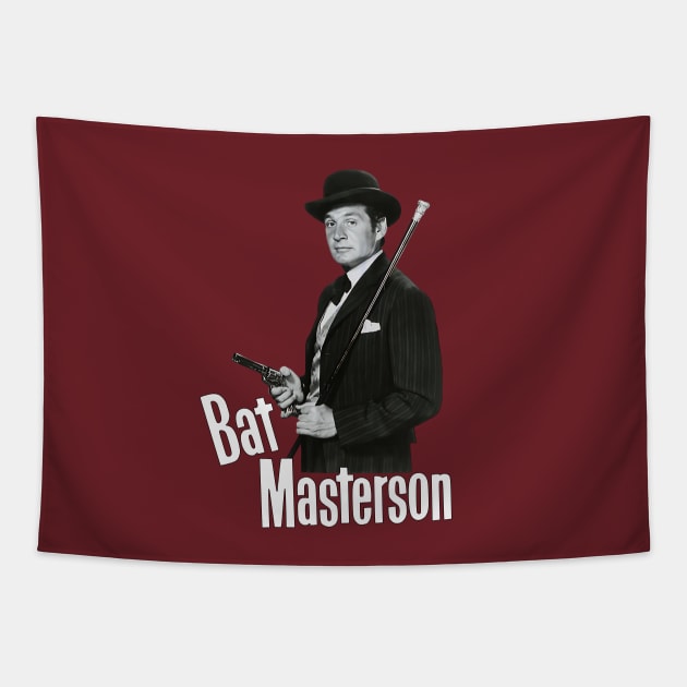 Bat Masterson - Gene Barry - 50s/60s Tv Western Tapestry by wildzerouk