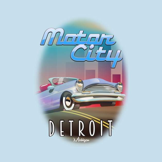 Discover Morot City Detroit Michigan - Morot City Detroit Michigan - T-Shirt