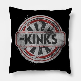 kinks vintage Pillow