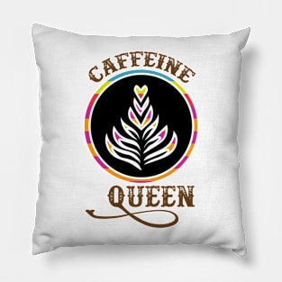 Caffeine Queen Pillow