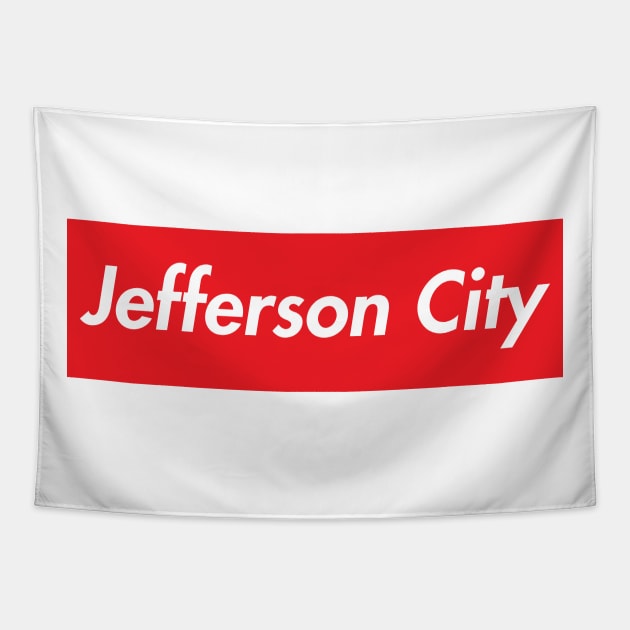 JEFFERSON CITY SUPER USA LOGO Tapestry by elsa-HD